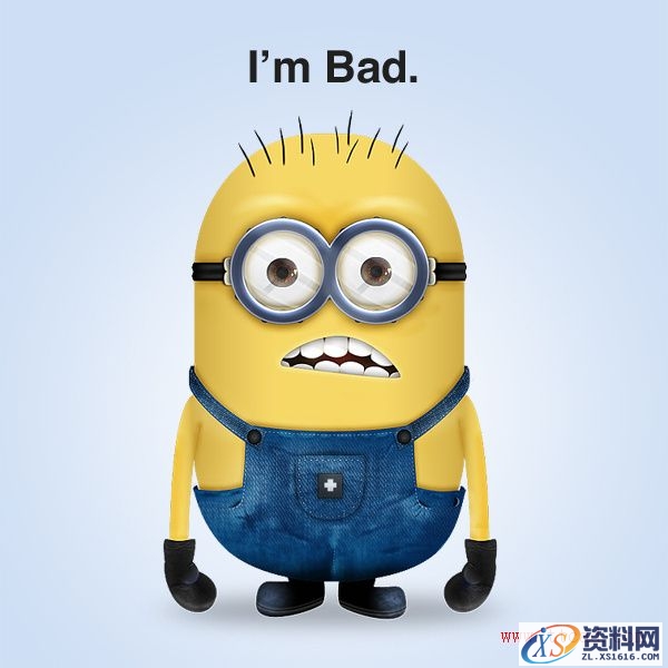 PS结合AI绘制精致的3D小黄人教程(图文教程),PS结合AI绘制精致的3D小黄人教程,绘制,第71张