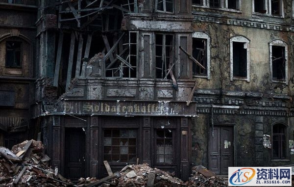 俄电影制片厂真实还原遭二战破坏小镇(图文教程),俄电影制片厂真实还原遭二战破坏小镇,第4张