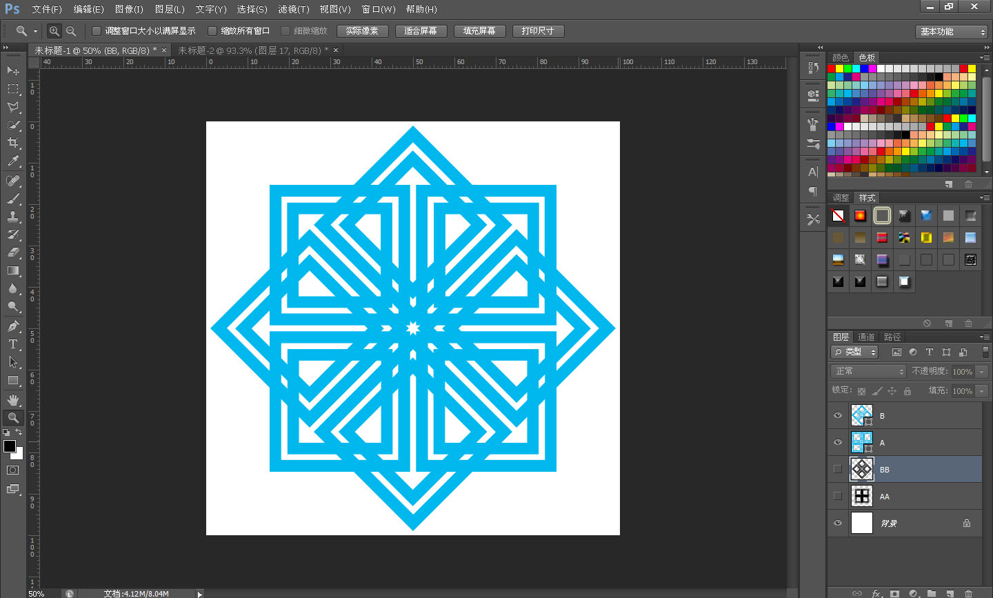 PS新手教程！手把手教你绘制传统的精美编织图案(图文教程),tb201501307,要求,选择,这个,第15张