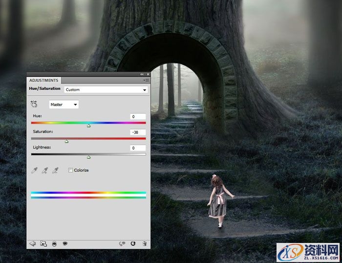 PS合成小孩走入奇幻森林场景教程(图文教程),PS合成小孩走入奇幻森林场景教程,设计,一般,选择,第53张