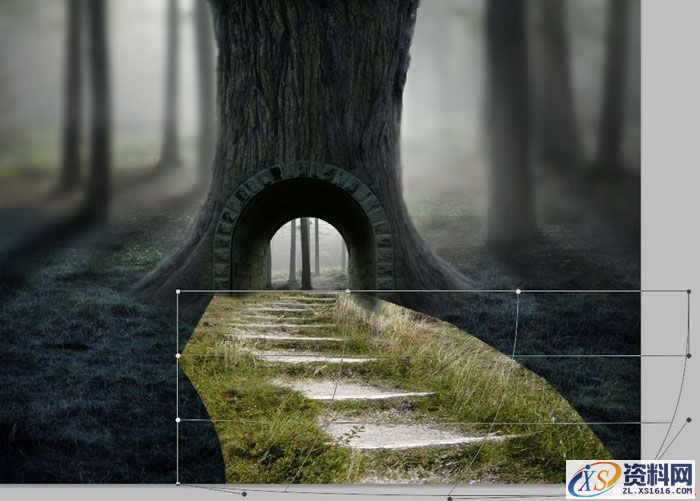 PS合成小孩走入奇幻森林场景教程(图文教程),PS合成小孩走入奇幻森林场景教程,设计,一般,选择,第43张