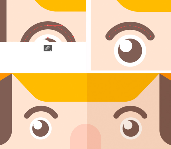 教你绘制扁平化风格的卡通人物肖像(图文教程),41ed5693404f6ac725af238bb214.jpg,设计,用于,选择,第23张