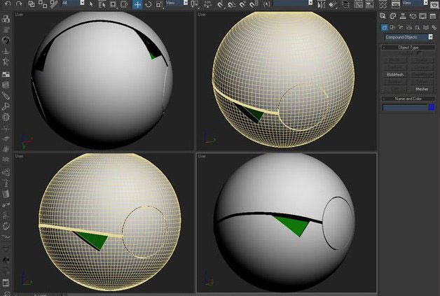 3ds Max制作情绪低落的机器人(图文教程),3ds_Max制作情绪低落的机器人,结构,选择,这个,第2张