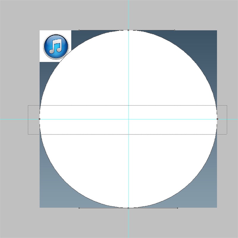 PS教程！手把手教你绘制一枚经典的ITUNES图标(图文教程),12iTunes2016-03-3,选择,这个,形状,第13张