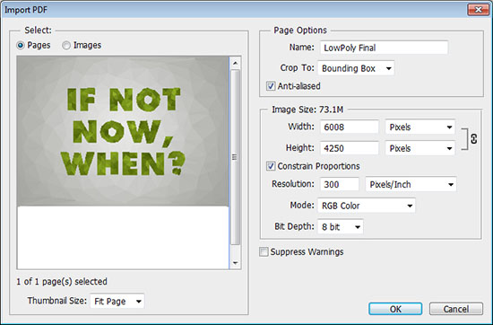 教你创建高大上的多边形字体(图文教程),LowPoly 05 2 高大上的多边形字体效果教程,设计,尺寸,选择,第28张