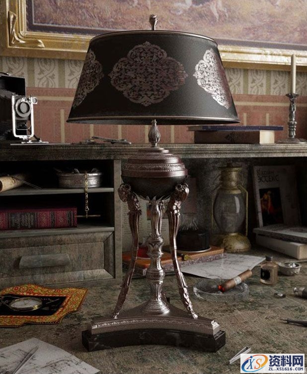 3ds Max打造老式华丽台灯(图文教程),3ds_Max打造老式华丽台灯,设计,一般,选择,第1张