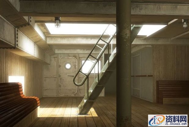 3dsMax渲染船舱内光影(图文教程),3dsMax渲染船舱内光影,结构,尺寸,选择,第1张