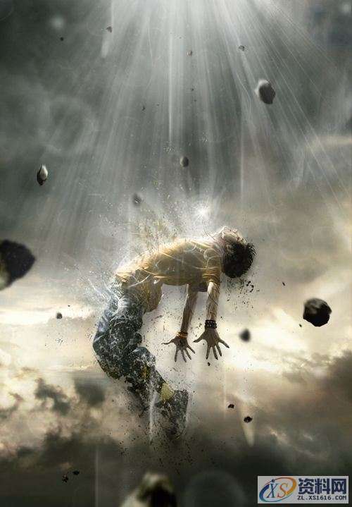 PS特效教程：打造人物图片分解消失的效果,采用,设计,产品,第23张