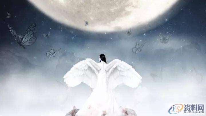 PS教程：合成月光下挥着翅膀的女孩,教程,第1张