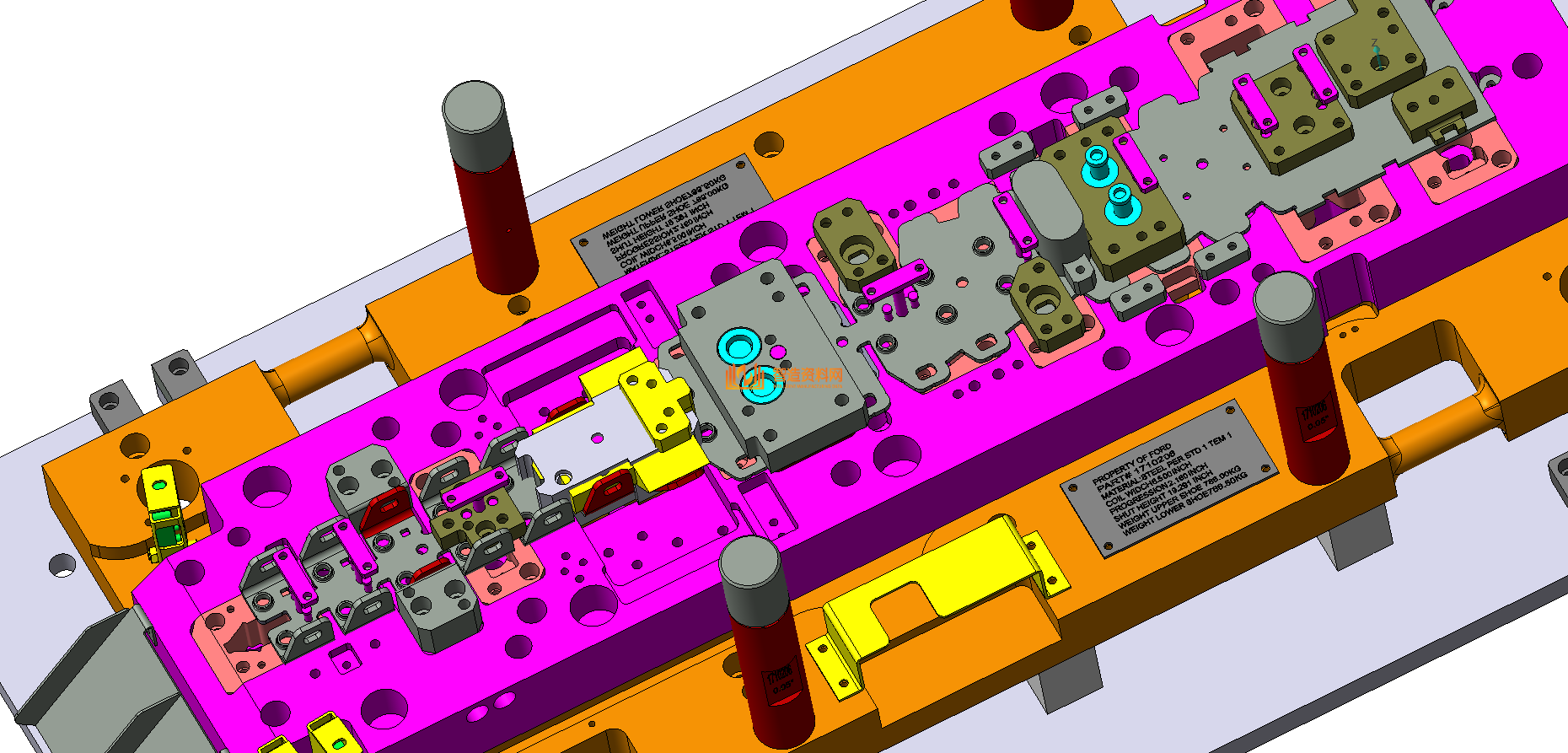 冲压汽车模具结构图纸0010,结构,模具,NeadPay,第1张