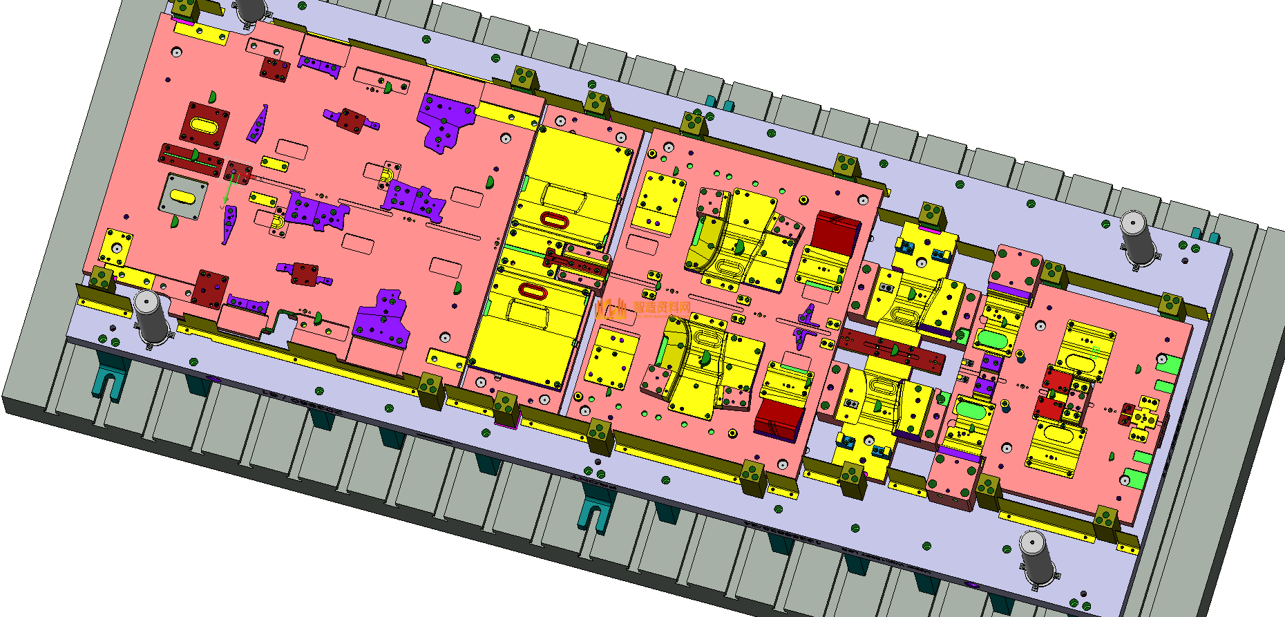 VISI五金汽车模具结构图纸0033,模具,结构,NeadPay,第1张