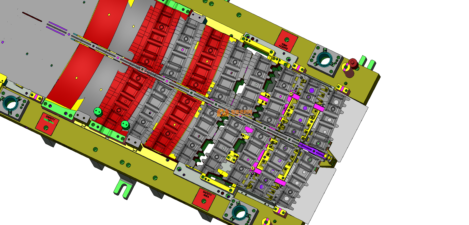 VISI五金汽车模具结构图纸0036,模具,结构,NeadPay,第1张