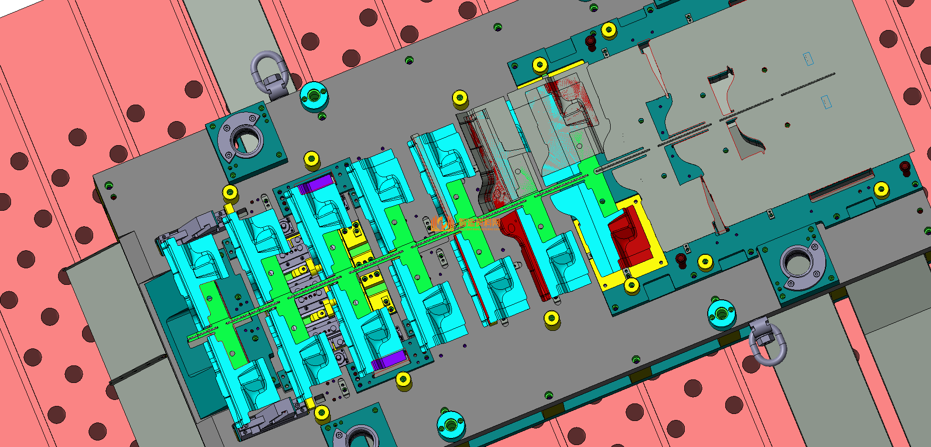 VISI五金汽车模具结构图纸0056,模具,结构,NeadPay,第1张
