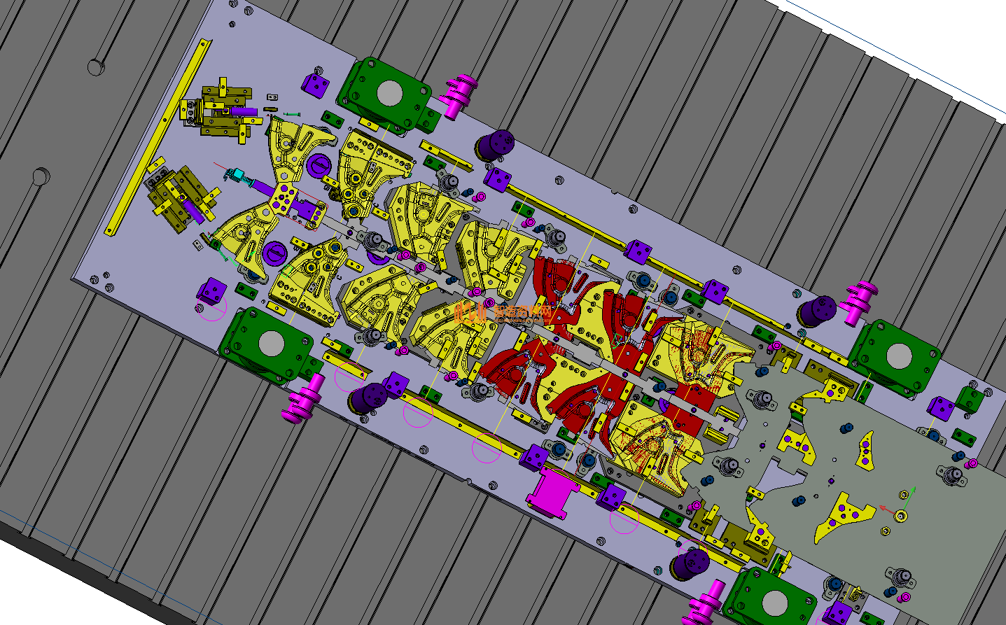 VISI五金汽车模具结构图纸0063,模具,结构,NeadPay,第1张