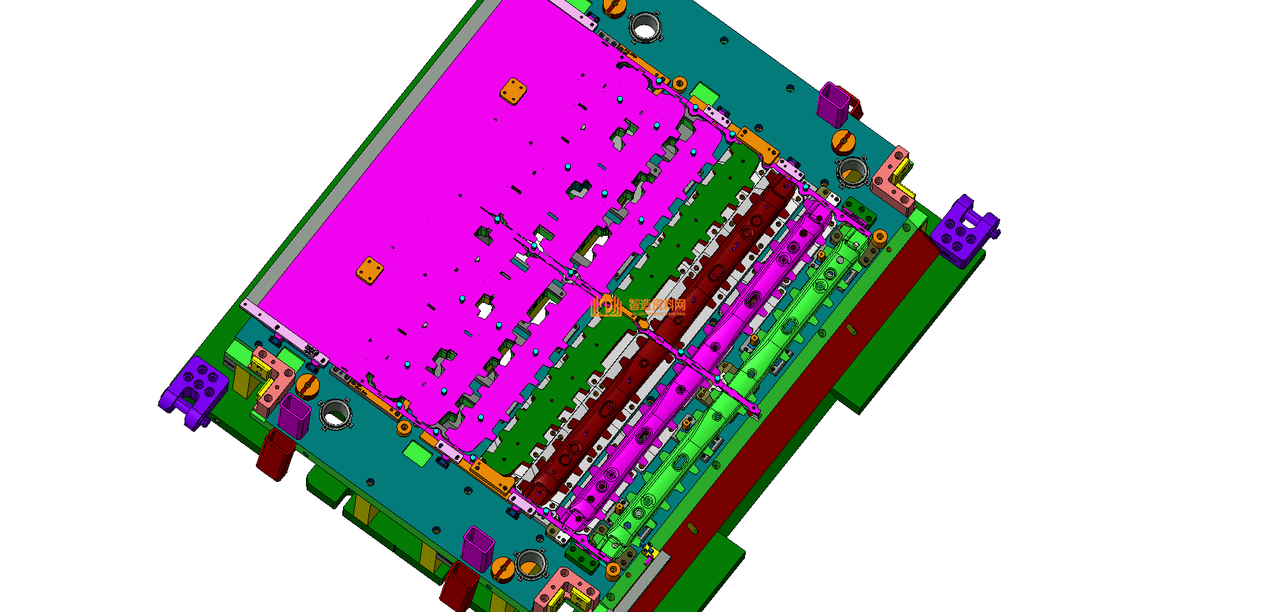 VISI五金汽车模具结构图纸0065,模具,结构,NeadPay,第1张