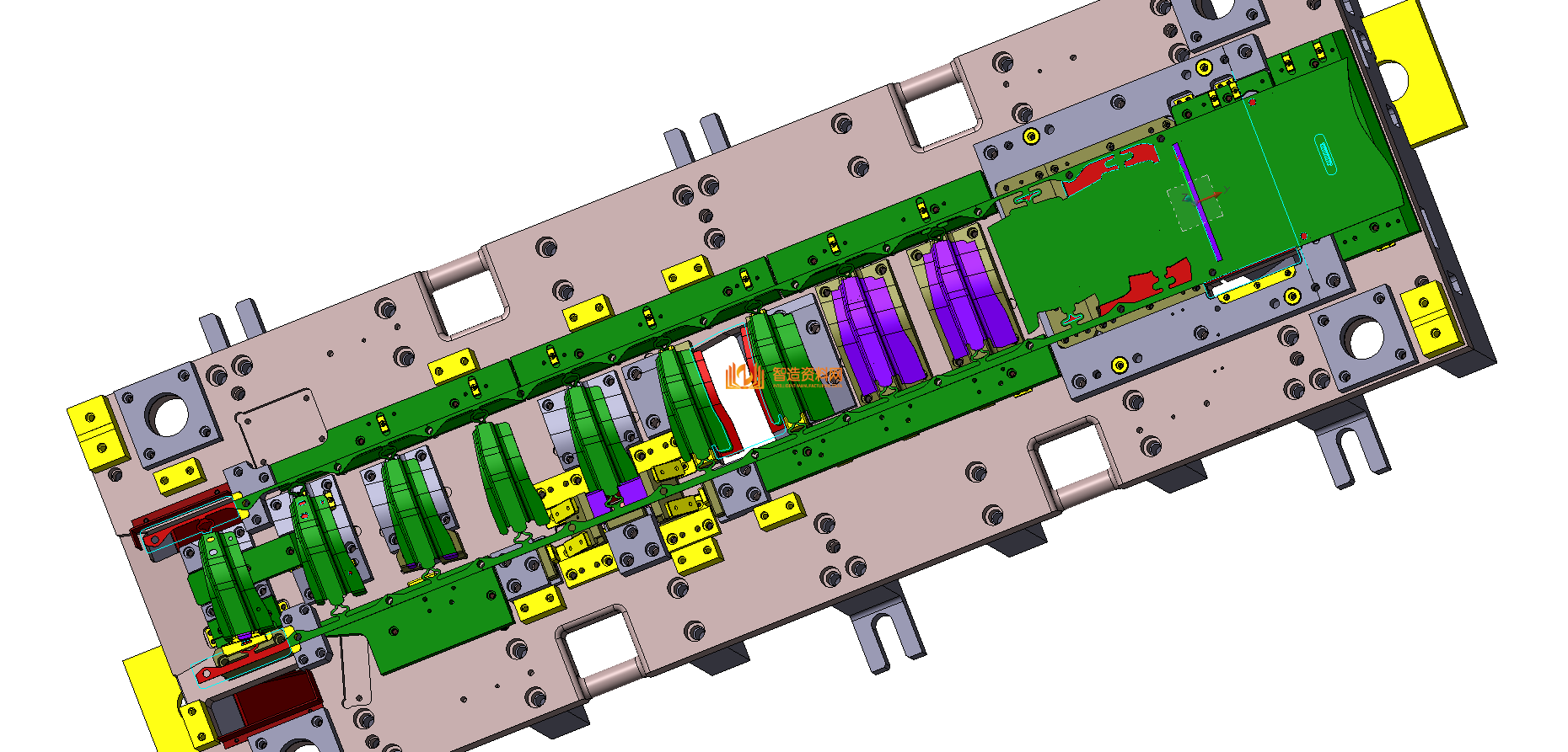 VISI五金汽车模具结构图纸0071,模具,结构,NeadPay,第1张