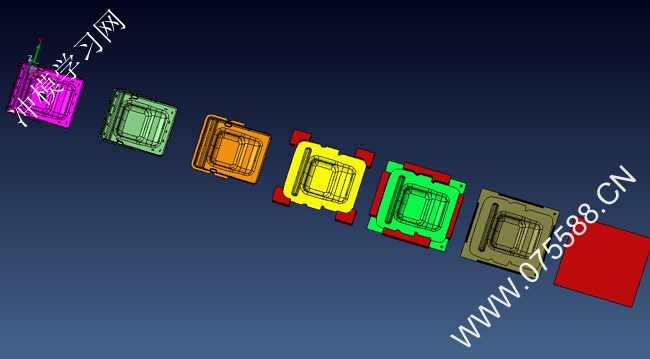 UG汽车零部件料带图0001,NeadPay,第1张