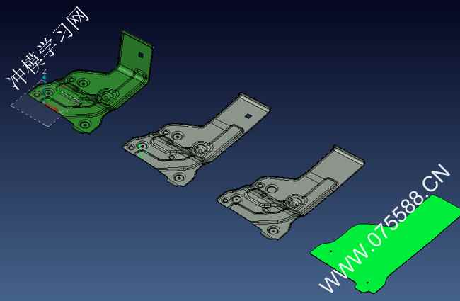 UG汽车零部件料带图0004,NeadPay,第1张