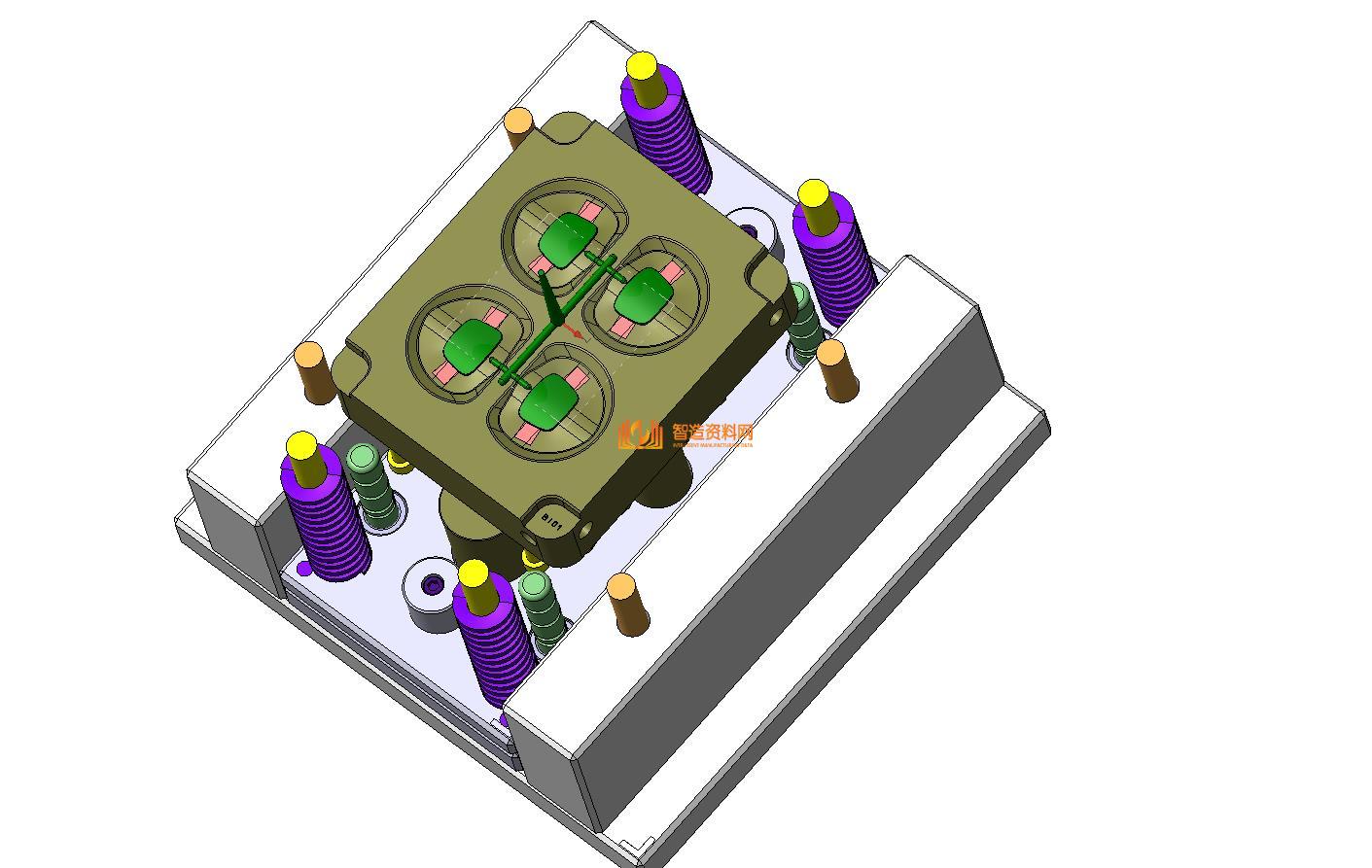 塑胶模具设计结构图纸0106,设计,NeadPay,模具,第2张