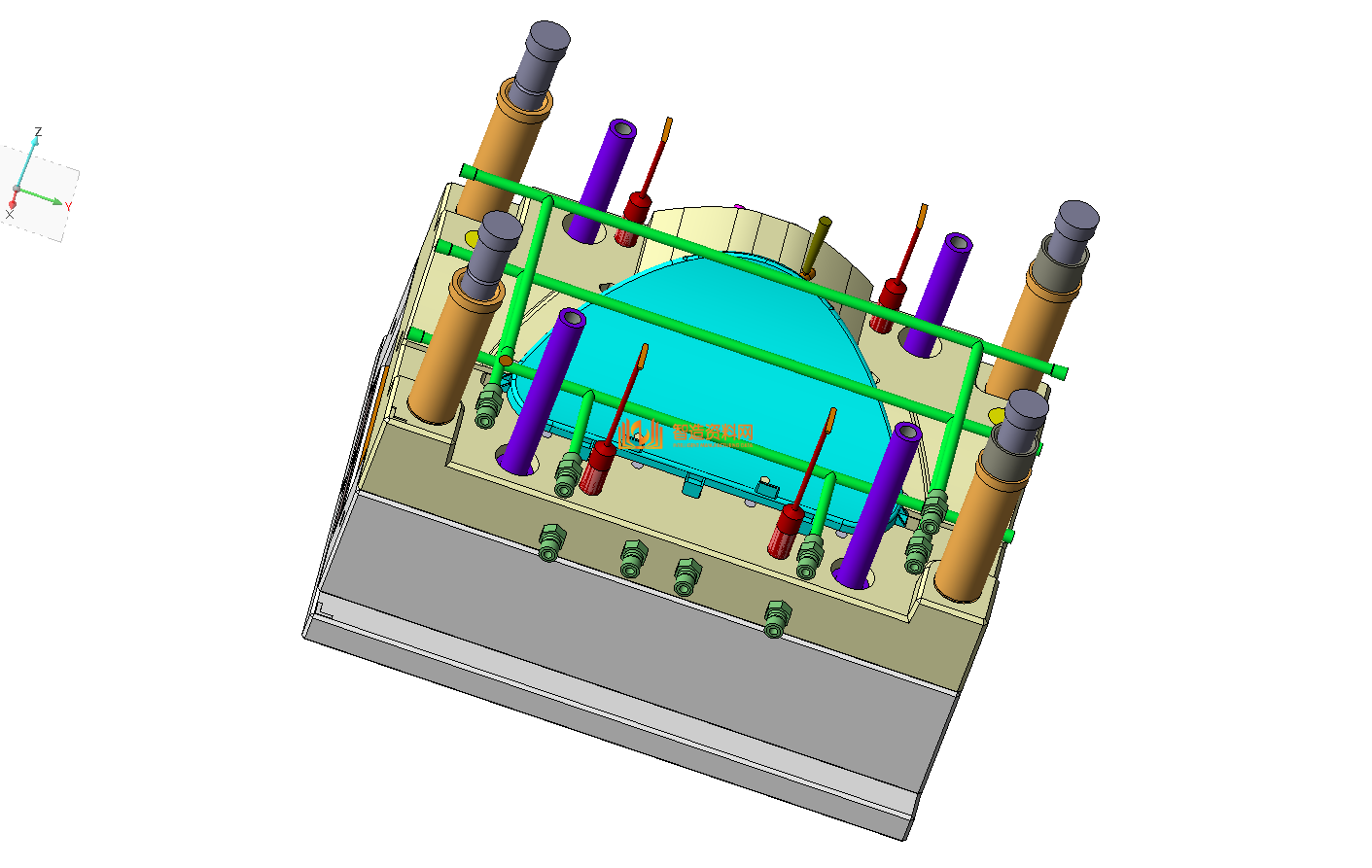 塑胶模具设计结构图纸0117,设计,NeadPay,模具,第2张