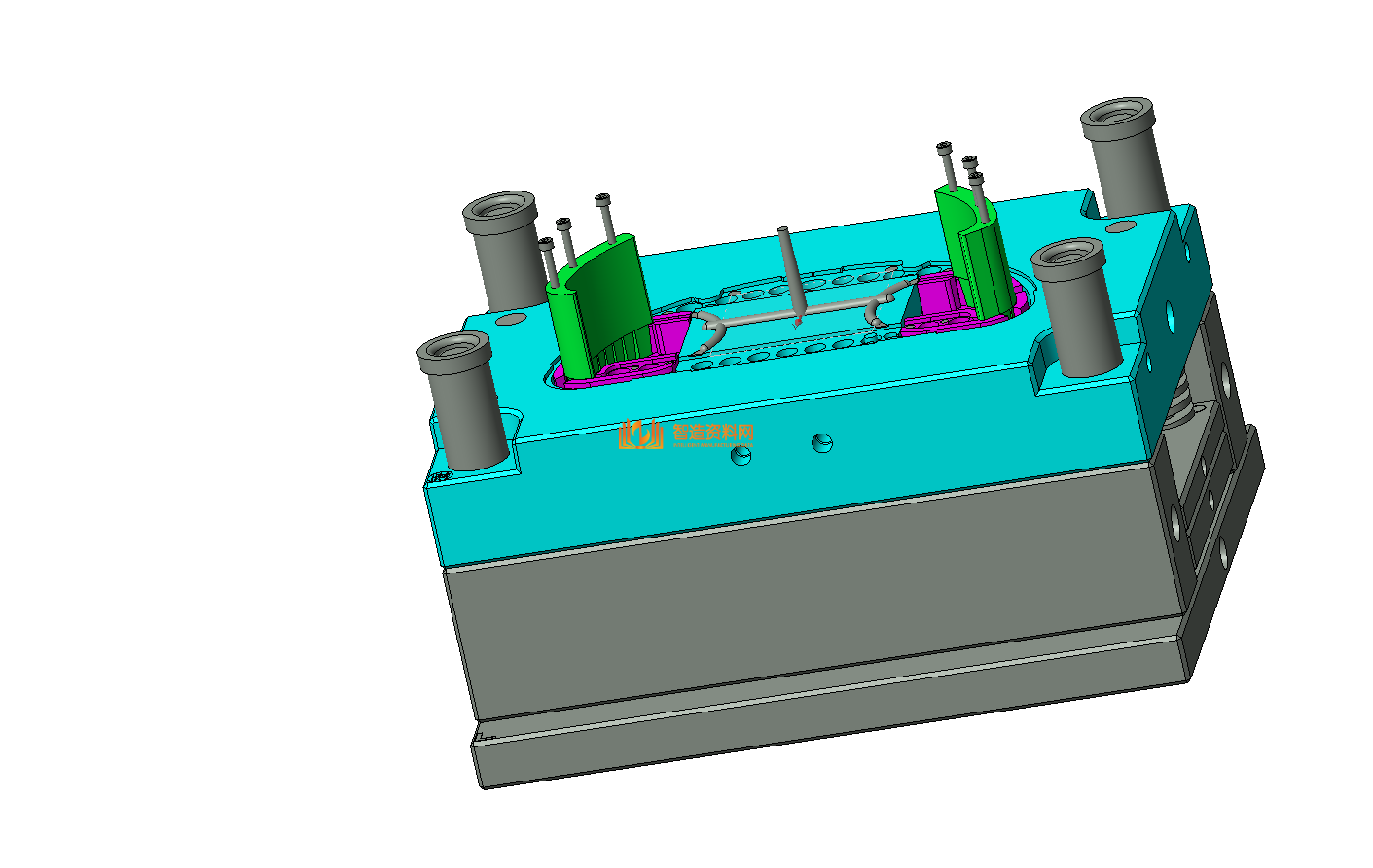 塑胶模具设计结构图纸0125,设计,NeadPay,模具,第2张
