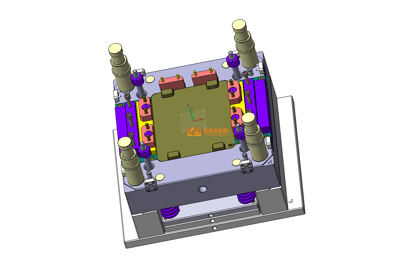 塑胶模具设计结构图纸0157,NeadPay,设计,模具,第2张