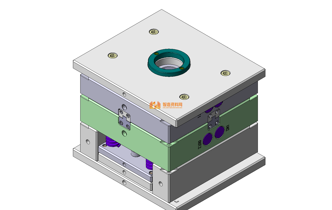 塑胶模具设计结构图纸0161,NeadPay,设计,模具,第1张