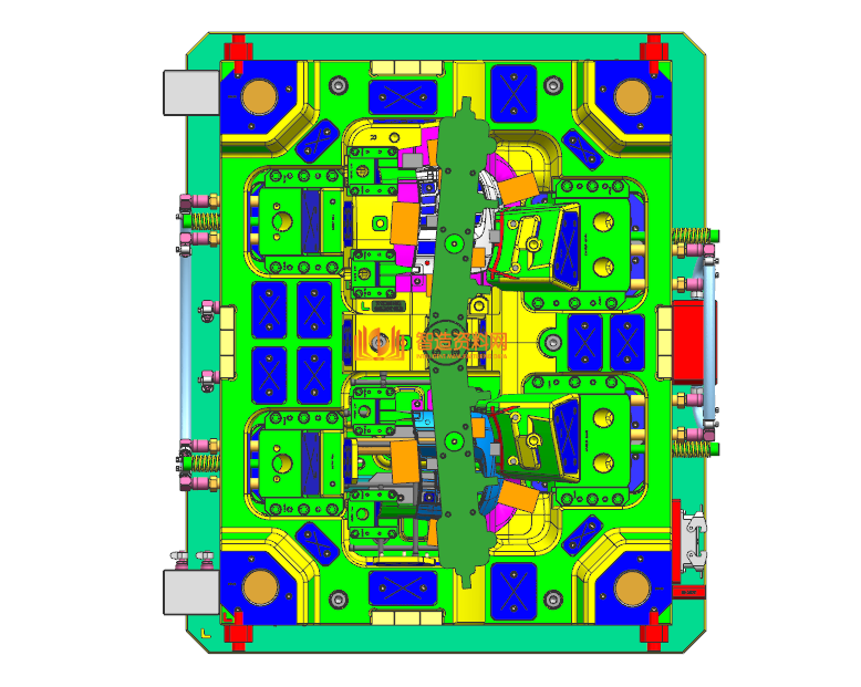 塑胶汽车模具设计结构图纸0013,NeadPay,设计,模具,第1张