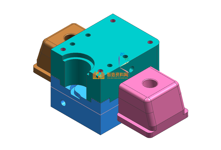 塑胶模具分模图纸0044,NeadPay,模具,图纸,第2张