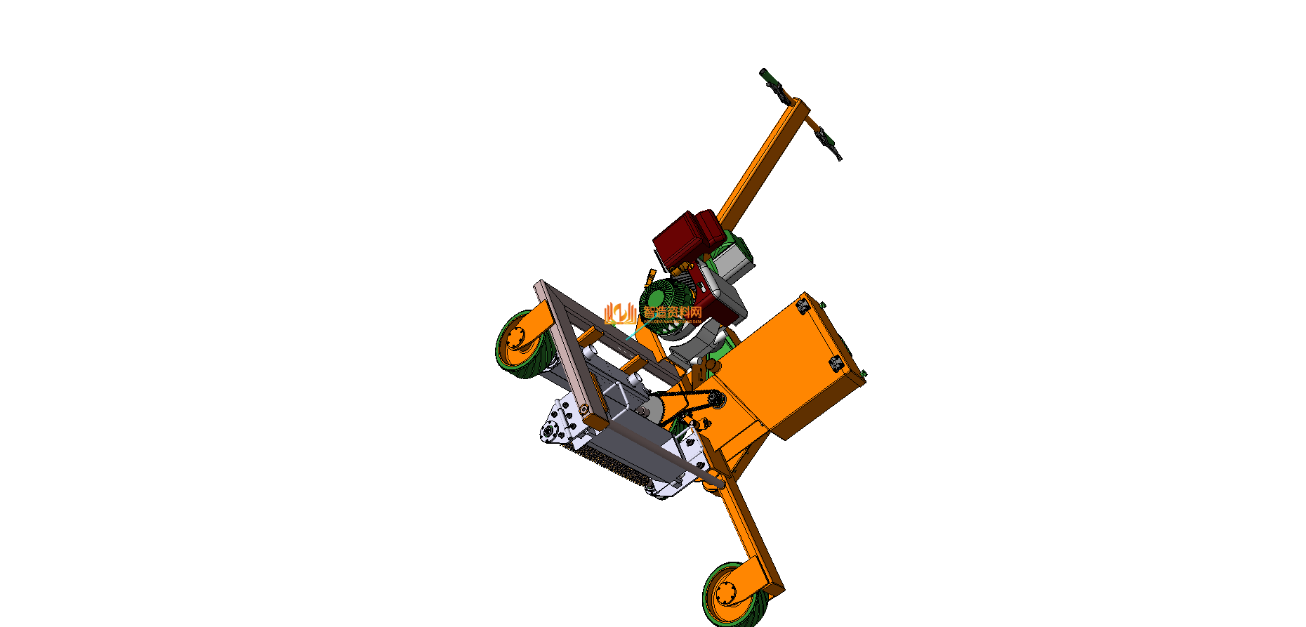 道路油漆标线机  3D数模图纸,NeadPay,图纸,第1张