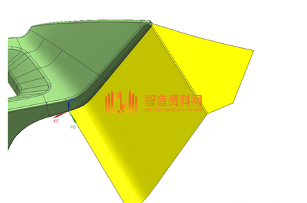 ug模具设计之汽车产品分型面设计处理技巧,ug模具设计之汽车产品分型面设计处理技巧,分型,下图,修剪,拉伸,产品,第15张