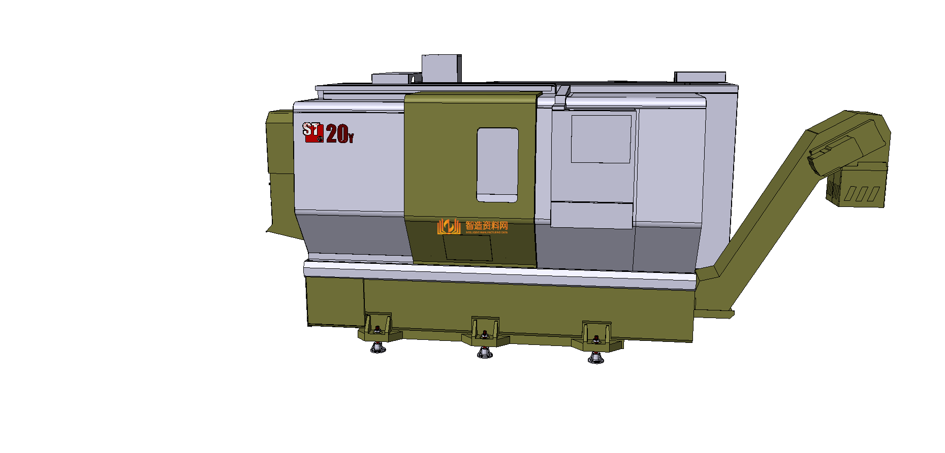 哈斯数控机床三维图,XSJXSB_XT_0008.png,NeadPay,三维,数控,第1张