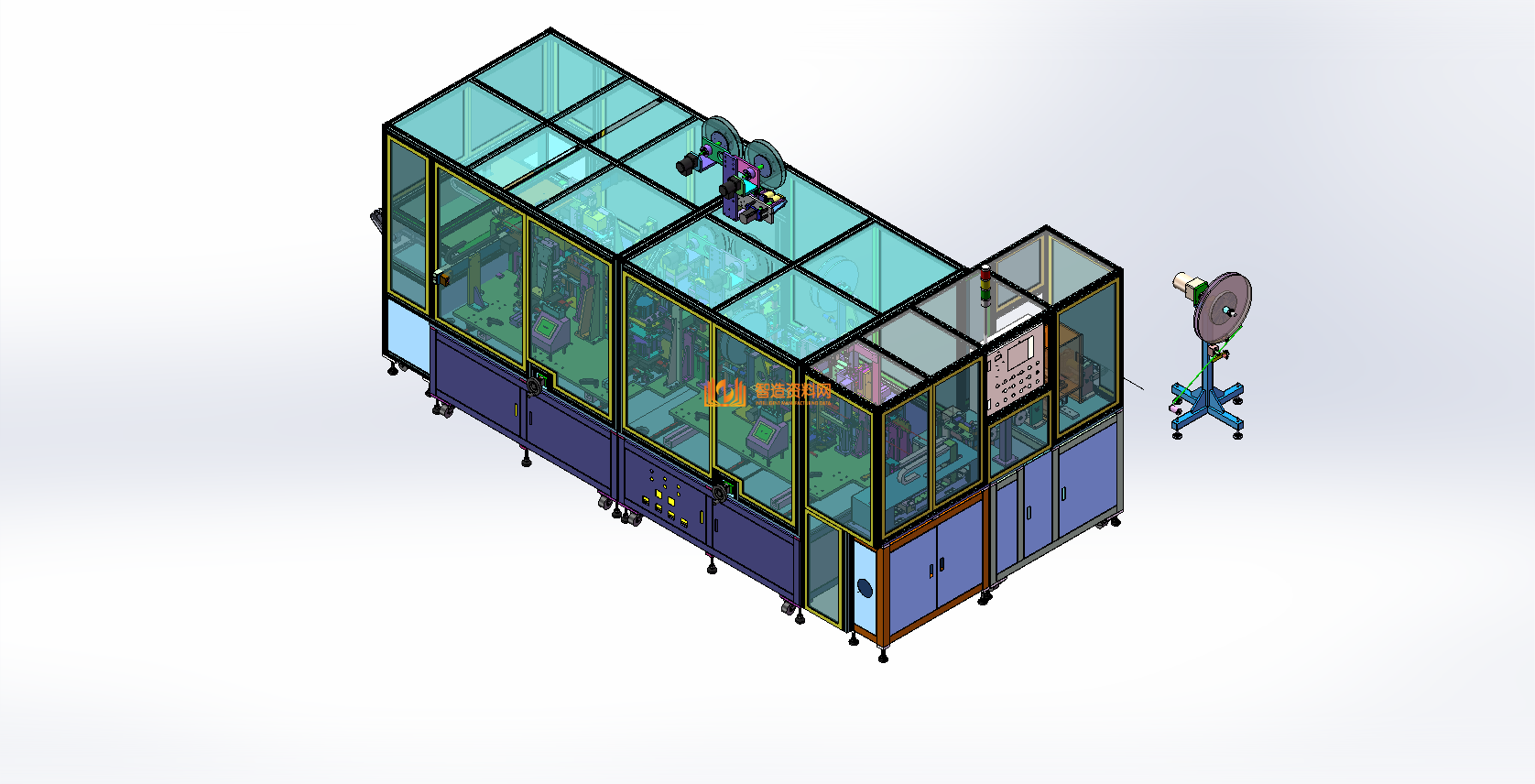 FFC手机软排线自动剥离热压冲裁切断检测生产线,XSJXSB_SW_0331.PNG,NeadPay,自动,第1张